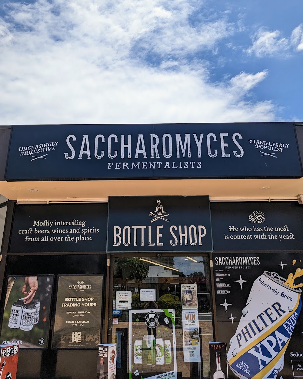 Saccharomyces Bottle Shop